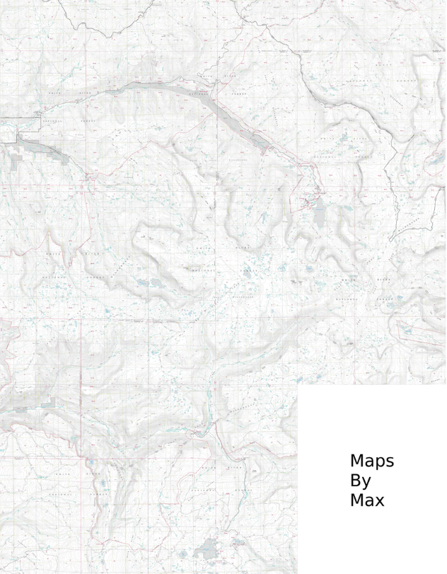Sample national forest topo map preview